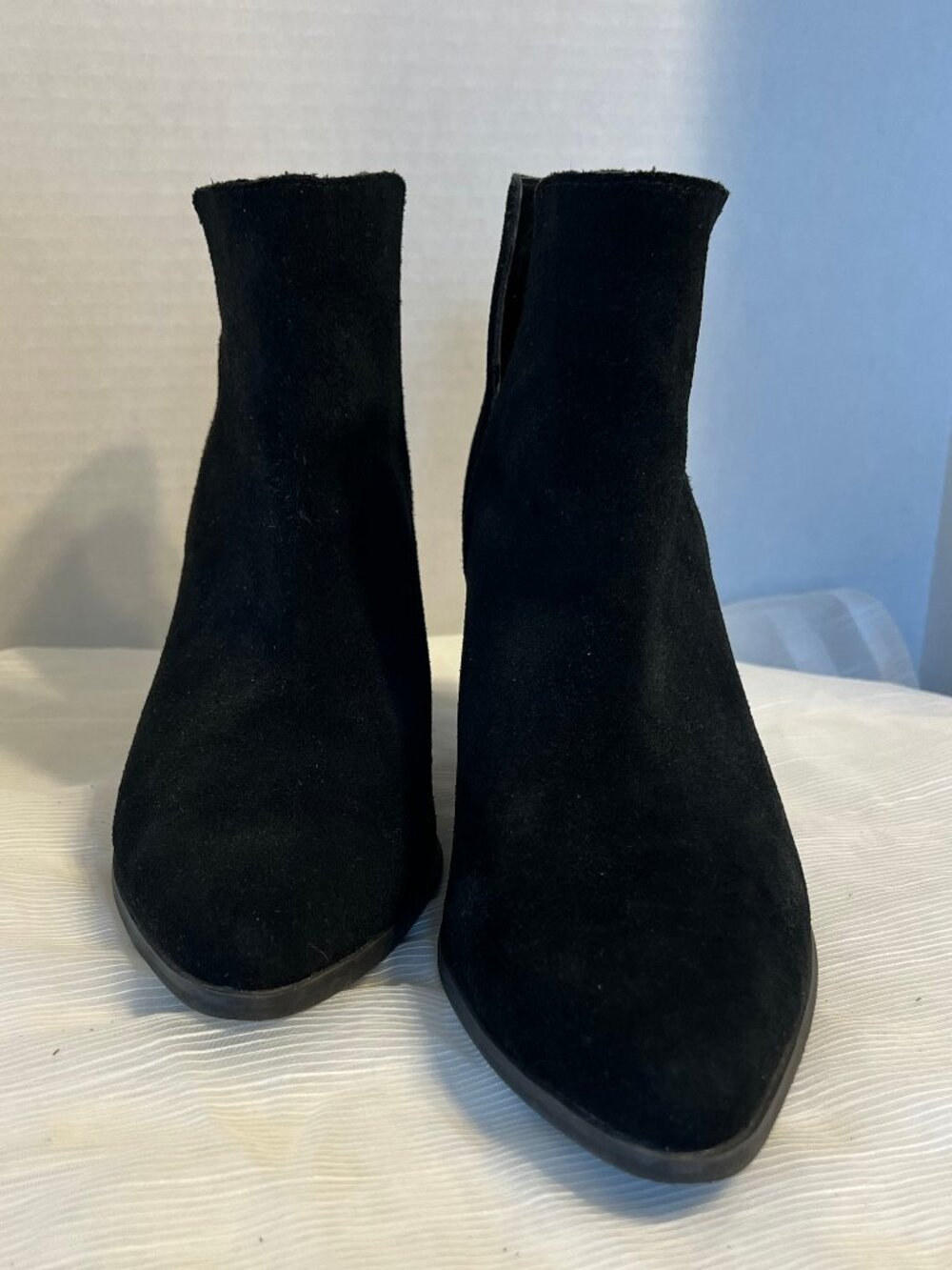 Lisa Vicky Kicky Suede Leather Booties Women's Size 11